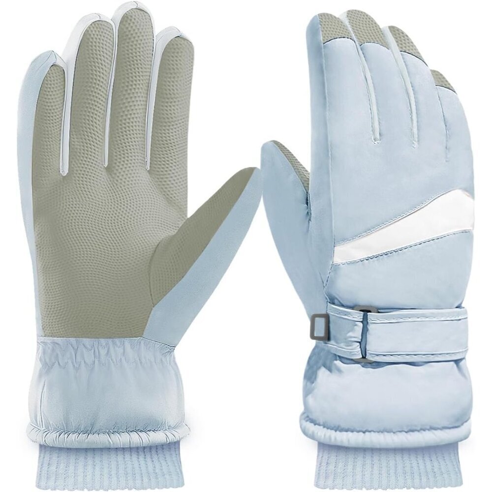 Women Ski Gloves Waterproof Windproof Thermal Touchscreen Winter Outdoor